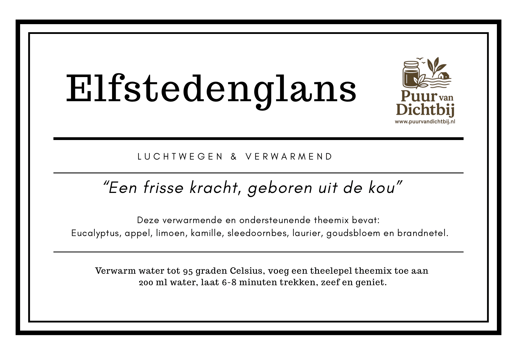 Elfstedenglans thee-mix
