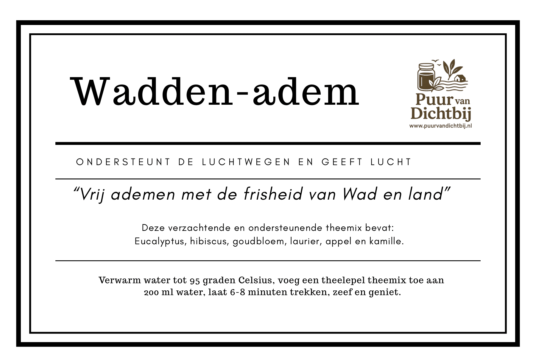 Wadden adem thee mix