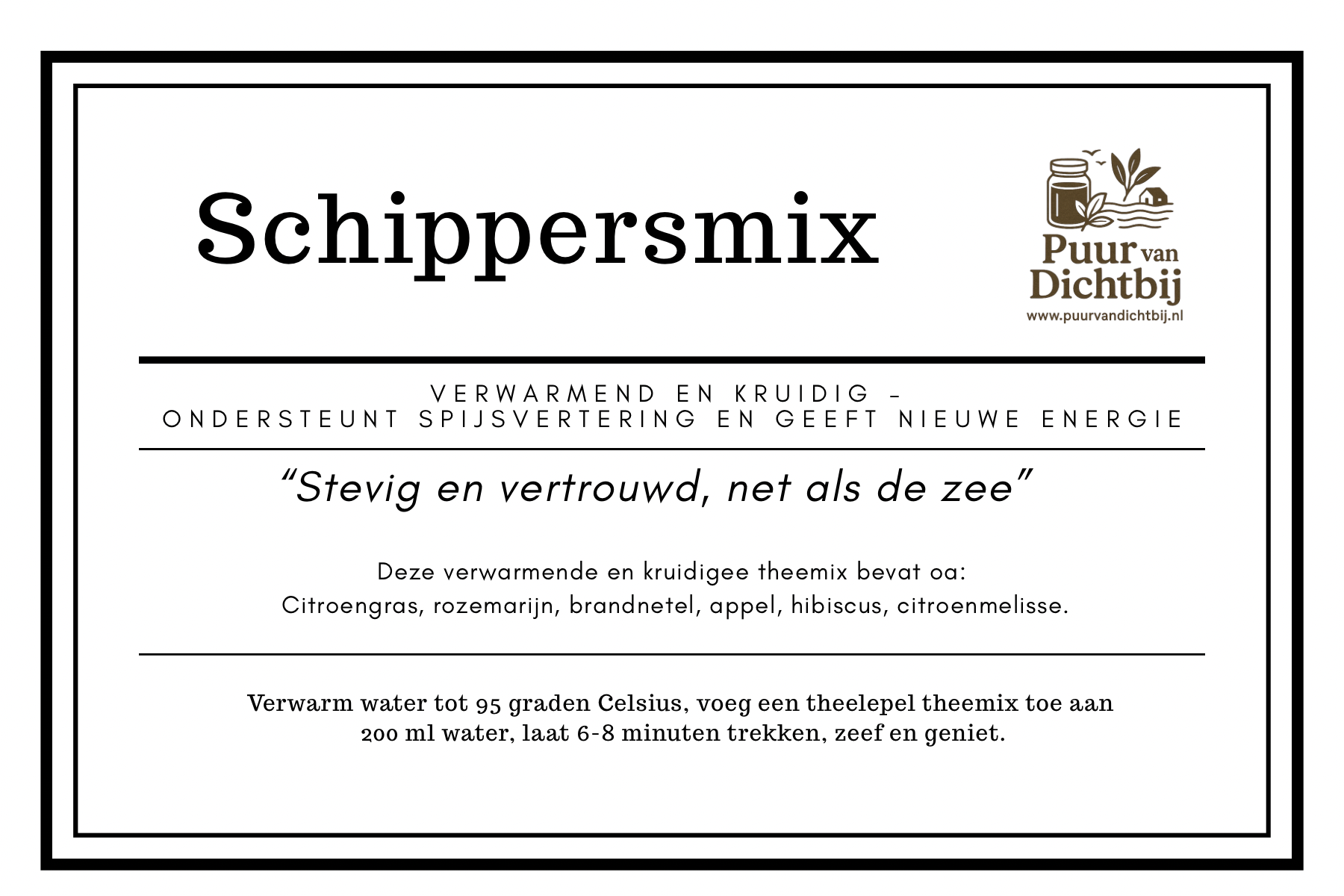 Schippersmix theemix