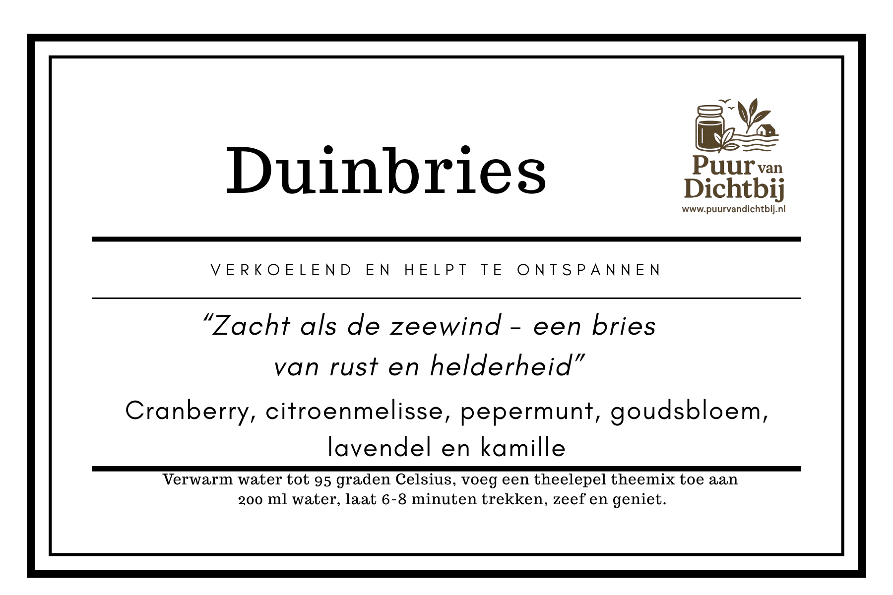 Duinbries-theemix